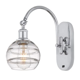 A thumbnail of the Innovations Lighting 518-1W-11-6 Rochester Sconce Polished Chrome / Clear