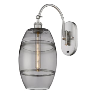 A thumbnail of the Innovations Lighting 518-1W-13-8 Vaz Sconce Brushed Satin Nickel / Smoked