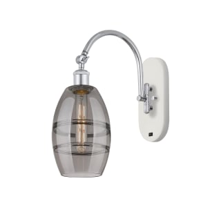 A thumbnail of the Innovations Lighting 518-1W-12-6 Vaz Sconce White Polished Chrome / Smoked