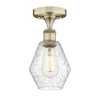 A thumbnail of the Innovations Lighting 616-1F-11-6 Cindyrella Semi-Flush Antique Brass / Seedy