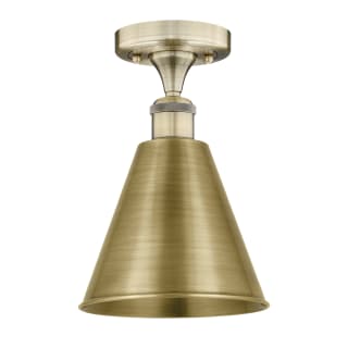 A thumbnail of the Innovations Lighting 616-1F-11-8 Ballston Cone Semi-Flush Antique Brass