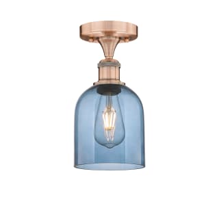 A thumbnail of the Innovations Lighting 616-1F 10 6 Bella Semi-Flush Antique Copper / Princess Blue