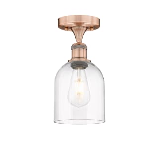 A thumbnail of the Innovations Lighting 616-1F 10 6 Bella Semi-Flush Antique Copper / Clear