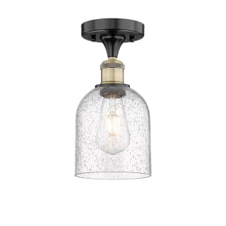 A thumbnail of the Innovations Lighting 616-1F 10 6 Bella Semi-Flush Black Antique Brass / Seedy