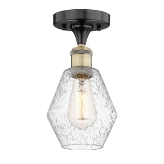 A thumbnail of the Innovations Lighting 616-1F-11-6 Cindyrella Semi-Flush Black Antique Brass / Seedy