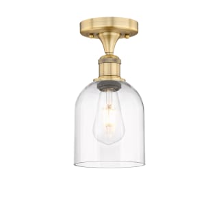 A thumbnail of the Innovations Lighting 616-1F 10 6 Bella Semi-Flush Brushed Brass / Clear