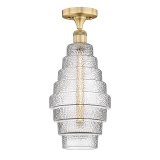 A thumbnail of the Innovations Lighting 616-1F-18-8 Cascade Flush Brushed Brass / Clear
