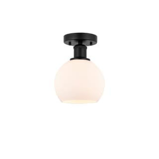 A thumbnail of the Innovations Lighting 616-1F-10-6 Athens Semi-Flush Matte Black / Matte White