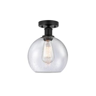 A thumbnail of the Innovations Lighting 616-1F-13-8 Athens Semi-Flush Matte Black / Seedy