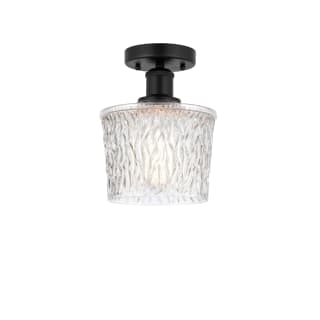A thumbnail of the Innovations Lighting 616-1F-11-7 Niagra Semi-Flush Matte Black / Clear