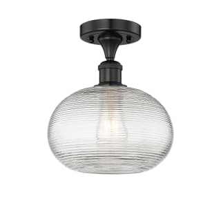 A thumbnail of the Innovations Lighting 616-1F-10-10-Ithaca-Indoor Ceiling Fixture Matte Black / Clear Ithaca