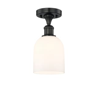 A thumbnail of the Innovations Lighting 616-1F 10 6 Bella Semi-Flush Matte Black / Glossy White