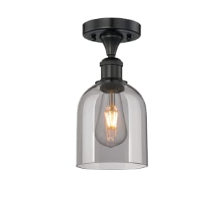 A thumbnail of the Innovations Lighting 616-1F 10 6 Bella Semi-Flush Matte Black / Light Smoke