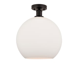 A thumbnail of the Innovations Lighting 616-1F-16-12 Athens Semi-Flush Oil Rubbed Bronze / Matte White