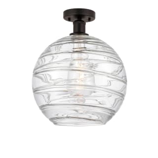 A thumbnail of the Innovations Lighting 616-1F-17-12 Athens Semi-Flush Oil Rubbed Bronze / Clear Deco Swirl