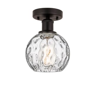 A thumbnail of the Innovations Lighting 616-1F-11-6 Athens Semi-Flush Oil Rubbed Bronze / Clear Water Glass