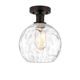 A thumbnail of the Innovations Lighting 616-1F-13-8 Athens Semi-Flush Oil Rubbed Bronze / Clear Water Glass