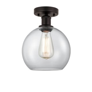 A thumbnail of the Innovations Lighting 616-1F-13-8 Athens Semi-Flush Oil Rubbed Bronze / Clear