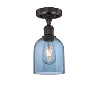 A thumbnail of the Innovations Lighting 616-1F 10 6 Bella Semi-Flush Oil Rubbed Bronze / Princess Blue