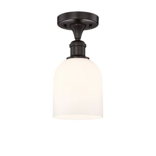 A thumbnail of the Innovations Lighting 616-1F 10 6 Bella Semi-Flush Oil Rubbed Bronze / Glossy White