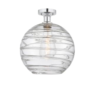 A thumbnail of the Innovations Lighting 616-1F-17-12 Athens Semi-Flush Polished Chrome / Clear Deco Swirl