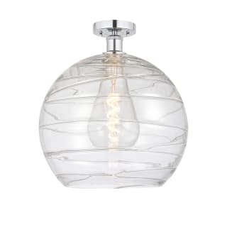 A thumbnail of the Innovations Lighting 616-1F-17-14 Athens Semi-Flush Polished Chrome / Clear Deco Swirl