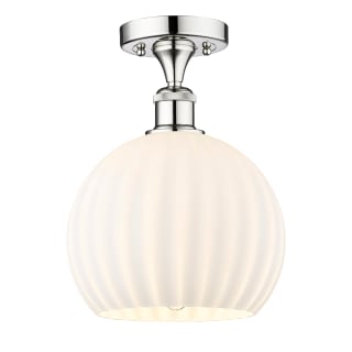 A thumbnail of the Innovations Lighting 616-1F-12-10-White Venetian-Indoor Ceiling Fixture Polished Chrome / White Venetian