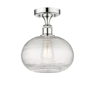 A thumbnail of the Innovations Lighting 616-1F-10-10-Ithaca-Indoor Ceiling Fixture Polished Chrome / Clear Ithaca