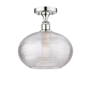 A thumbnail of the Innovations Lighting 616-1F-11-12-Ithaca-Indoor Ceiling Fixture Polished Chrome / Clear Ithaca