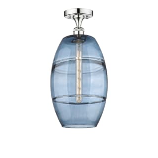 A thumbnail of the Innovations Lighting 616-1F 19 10 Vaz Semi-Flush Polished Chrome / Princess Blue