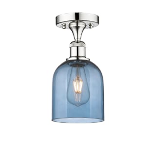 A thumbnail of the Innovations Lighting 616-1F 10 6 Bella Semi-Flush Polished Chrome / Princess Blue