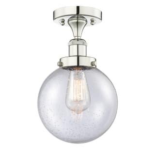 A thumbnail of the Innovations Lighting 616-1F-9-8 Beacon Semi-Flush Polished Nickel / Seedy