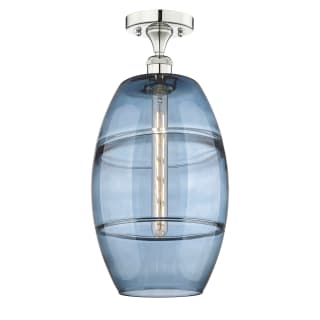 A thumbnail of the Innovations Lighting 616-1F 19 10 Vaz Semi-Flush Polished Nickel / Princess Blue