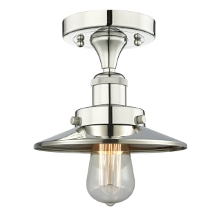 A thumbnail of the Innovations Lighting 616-1F-6-8 Edison Semi-Flush Polished Nickel