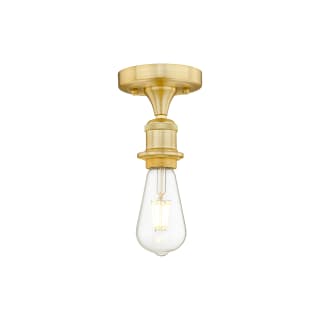 A thumbnail of the Innovations Lighting 616-1F-4-2 Bare Bulb Semi-Flush Satin Gold