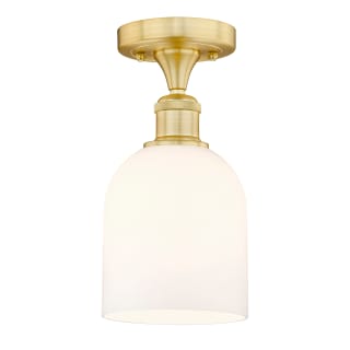 A thumbnail of the Innovations Lighting 616-1F 10 6 Bella Semi-Flush Satin Gold / Glossy White