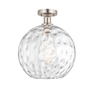 A thumbnail of the Innovations Lighting 616-1F-17-12 Athens Semi-Flush Brushed Satin Nickel / Clear Water Glass
