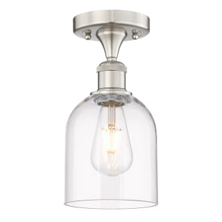 A thumbnail of the Innovations Lighting 616-1F 10 6 Bella Semi-Flush Brushed Satin Nickel / Clear