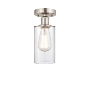A thumbnail of the Innovations Lighting 616-1F-11-4 Clymer Semi-Flush Brushed Satin Nickel / Clear