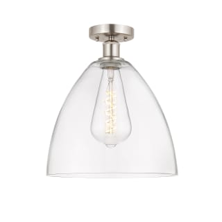 A thumbnail of the Innovations Lighting 616-1F-15-12 Bristol Semi-Flush Brushed Satin Nickel / Clear