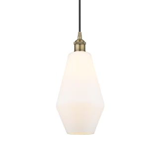 A thumbnail of the Innovations Lighting 616-1P-15-7 Cindyrella Pendant Antique Brass / Cased Matte White