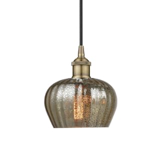 A thumbnail of the Innovations Lighting 616-1P-9-7 Fenton Pendant Antique Brass / Mercury