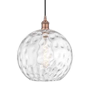 A thumbnail of the Innovations Lighting 616-1P-15-12 Athens Pendant Antique Copper / Clear Water Glass