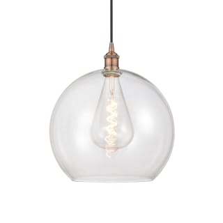 A thumbnail of the Innovations Lighting 616-1P-17-14 Athens Pendant Antique Copper / Clear