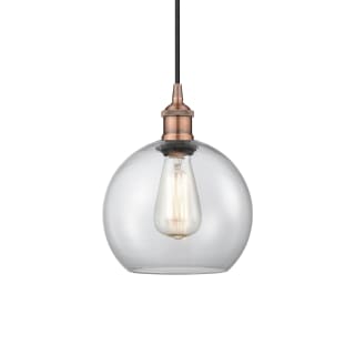 A thumbnail of the Innovations Lighting 616-1P-11-8 Athens Pendant Antique Copper / Clear