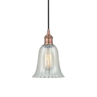 A thumbnail of the Innovations Lighting 616-1P-12-6 Hanover Pendant Antique Copper / Mouchette