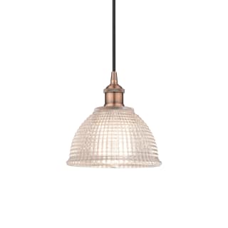 A thumbnail of the Innovations Lighting 616-1P-9-8 Arietta Pendant Antique Copper / Clear