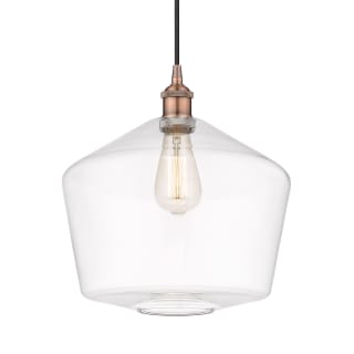 A thumbnail of the Innovations Lighting 616-1P-14-12 Cindyrella Pendant Antique Copper / Clear