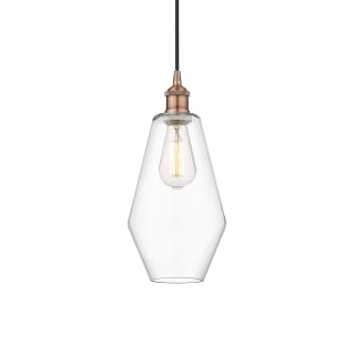 A thumbnail of the Innovations Lighting 616-1P-15-7 Cindyrella Pendant Antique Copper / Clear