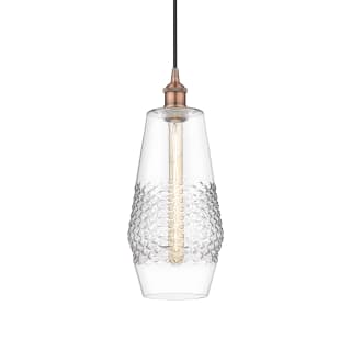 A thumbnail of the Innovations Lighting 616-1P-17-7 Windham Pendant Antique Copper / Clear